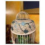 Bird Cage and Artificial Flower