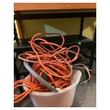 Shelf and extension Cords
