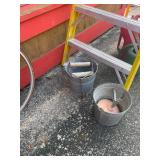 2 Galvanized Buckets