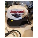 2 Vintage Johnson Sanp Back Hats