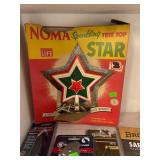 Vintage Christmas Noma Tree Topper in Box