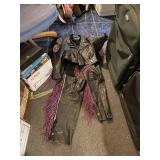 Leather Jacket and Chaps