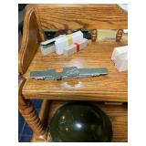 USS Hornet Lead Navy Ship Model
