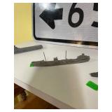 Lead Navy Ships Model