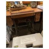 Antique Singer Tredle Sewing Machine