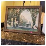 Vintage Ballerina Print