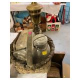 Antique Basket and Jars