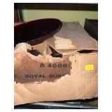 ruby glass Lunch Sets in Original Box lot