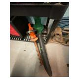 Tool Case, Hedge Trimmer and Blower
