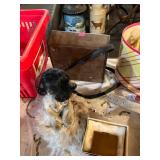 Compact and Girl Figurine