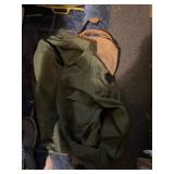 Early Tennis Racket W/Case and Military Lot