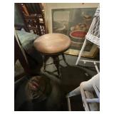 Antique Piano Stool