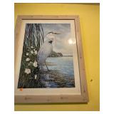 Blue Heron Print