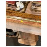 Vintage Advertising Yardstick lot