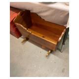Wooden Baby Cradle