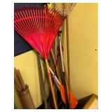 Garden Tools and Paddle Lot