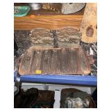Cast Iron Corn Pan and Bookends