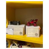 2 Antique Car Models