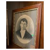 1914 Earl Jackson Antique Frame and Picture