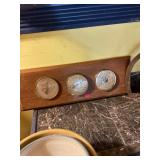 Thermometer and Barometer Plaque