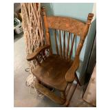 Anique Oak High Chair