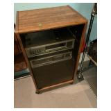 JVC stereo and Cabinet