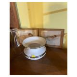 Antique Milk Glass Spittoon Lot