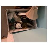 Glass And Assorted Box lot