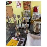 Pair of Weighted Sterling Candelabras