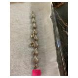 Stering Oyster Shell Bracelet and Earrings