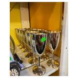 12 Silver Plate Goblets