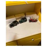 3 Antique Car Models