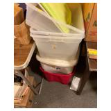 Plastic Storage Tubs