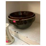 2 Antique Batter Bowls