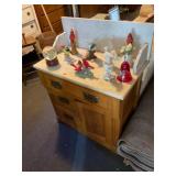 R Carpenter Antique Marble Top Wash Stand