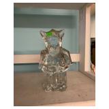 Glass Viking Paper Weight