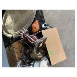 Silver Plate and Suit Case