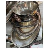 Pewter and Silver Plate Lot