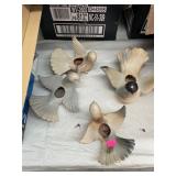 Hand Made Clay Birds