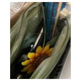 Bag and Box Of Glass ware Lot