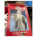 14 Inch Fiber Optic Santa