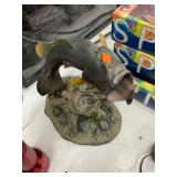 Hooked Fish Backwater Bass Statue