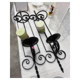 2 Iron Wall Sconces