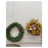 2 Wreaths Lot