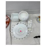 Milk Glass Lot