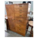 Vintage Wardrobe with Pullout Desk