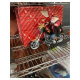Clothtique Motorcycle Harley Davidson Santa