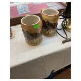 2 Ceramarte Budweiser Mugs