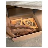 Wooden Shelf Brackets Lot