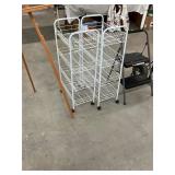White Rolling Carts
